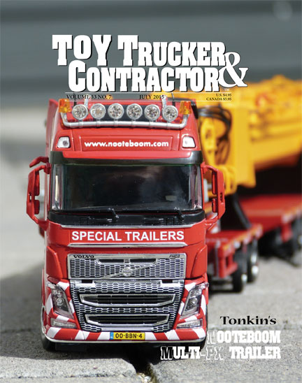 Subscribe; Crafted Models; Gorman; Nooteboom; 25 Years; RC; July TT&C; Toy Trucker